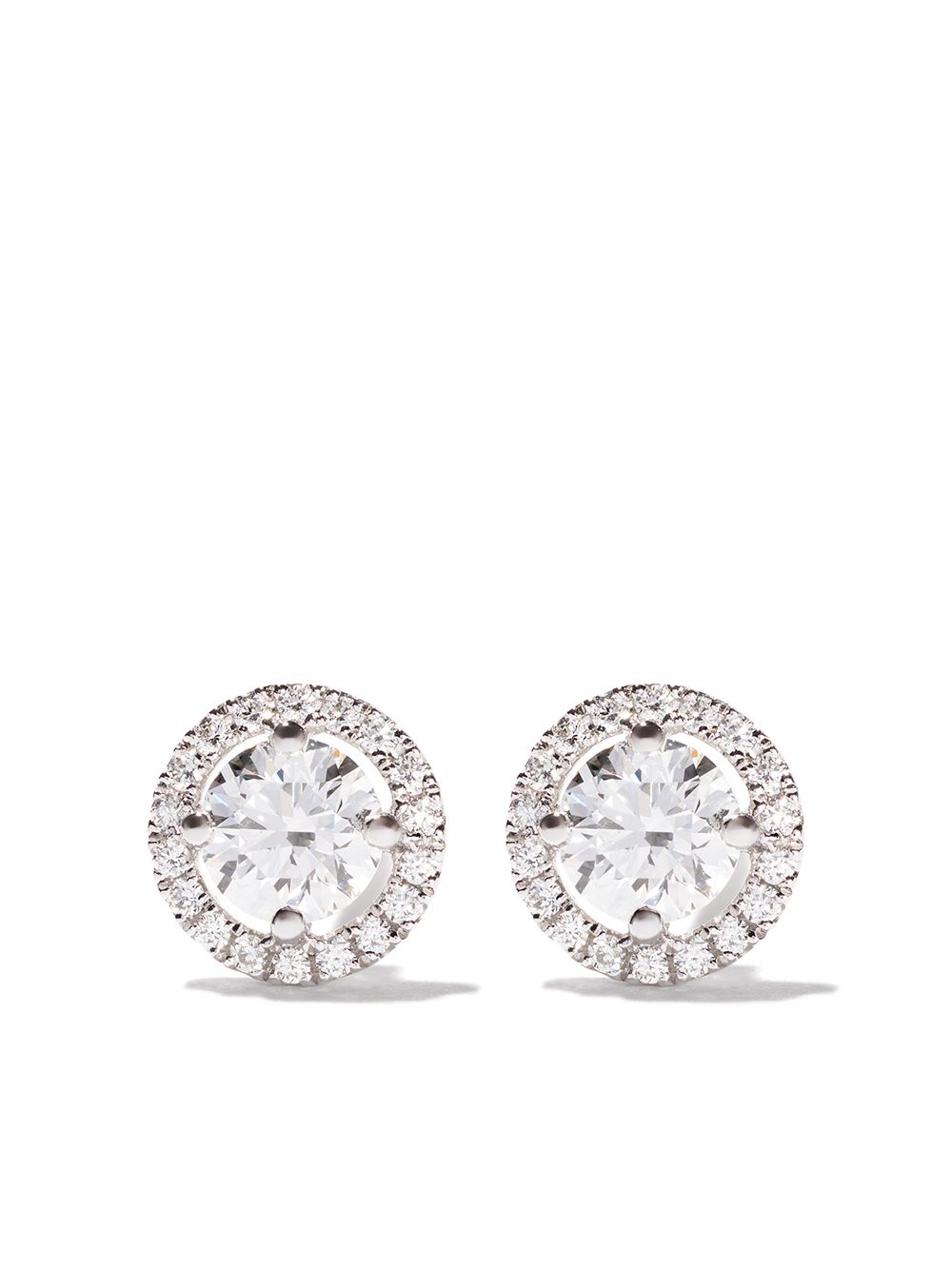 De Beers Jewellers My First De Beers Aura钻石耳钉 - 银色
