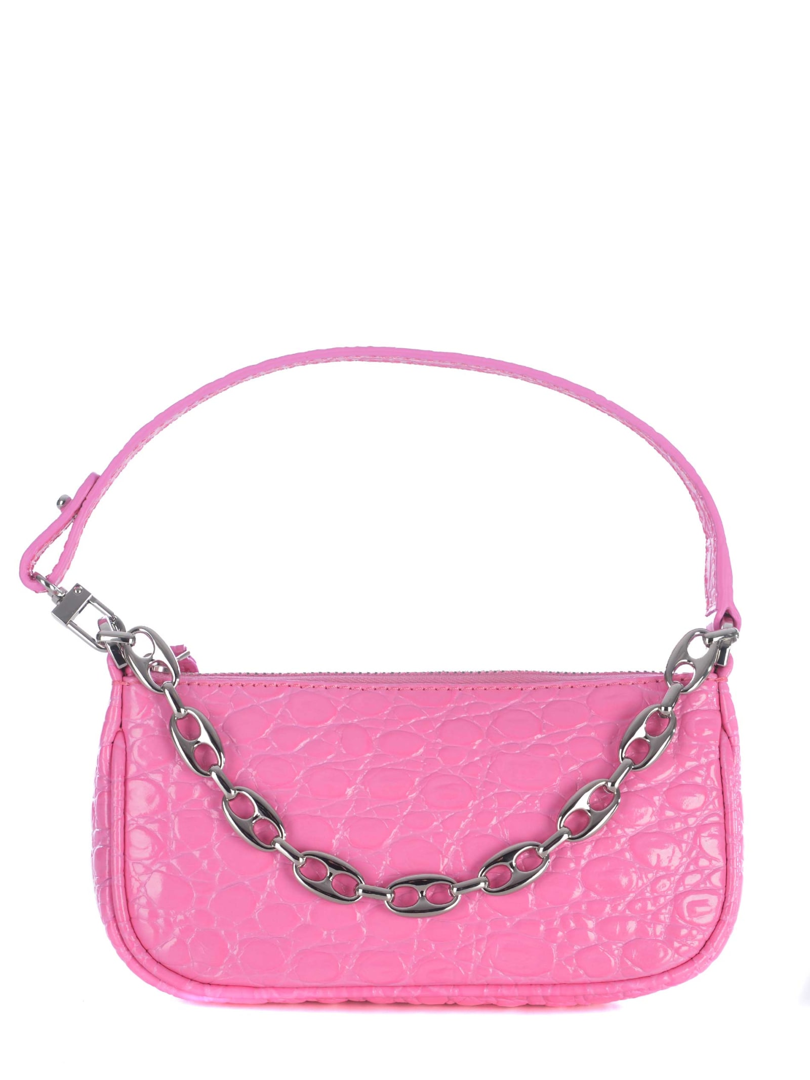 Bag By Far mini Rachel In Crocodile Leather