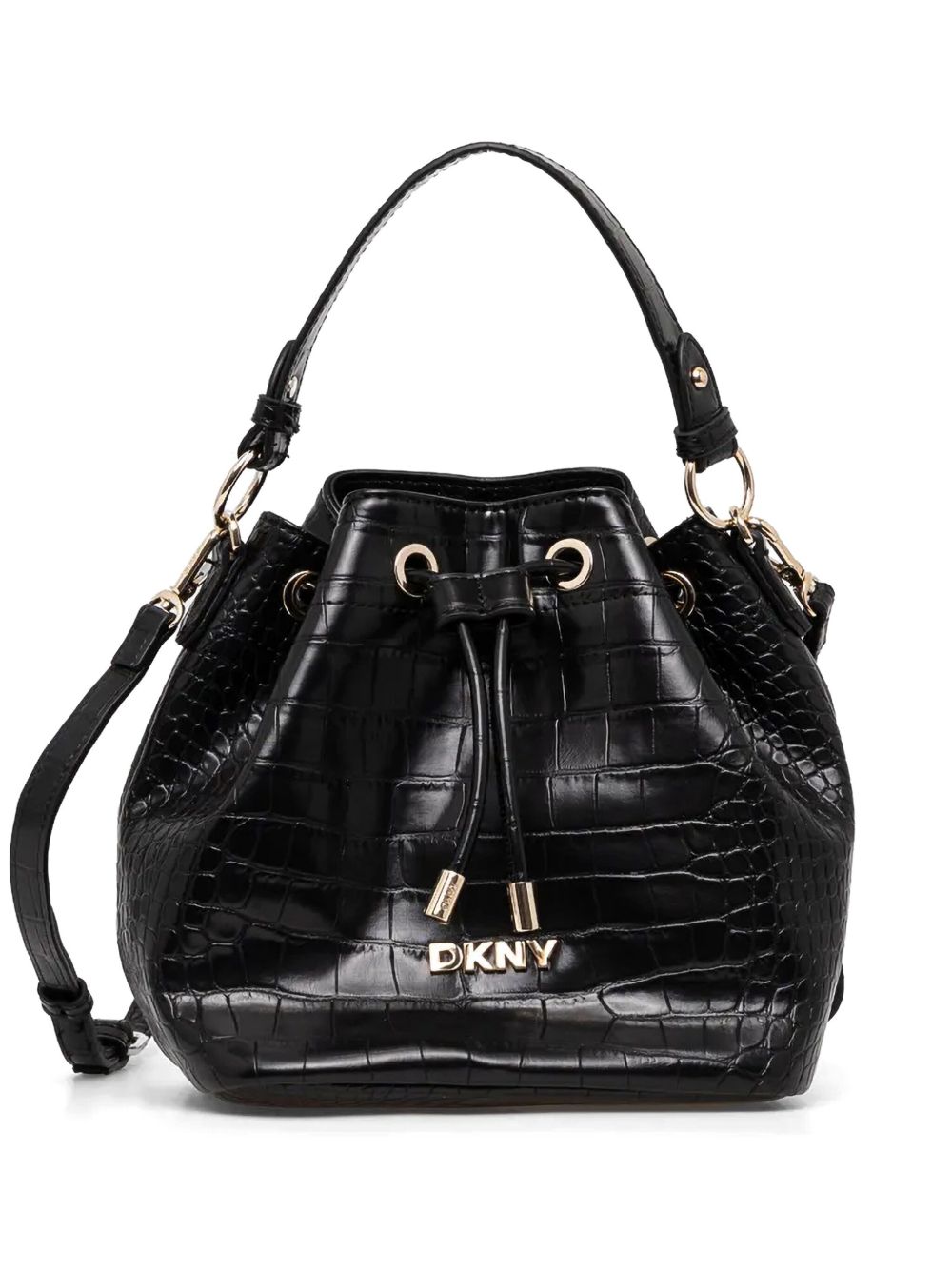 DKNY East Side 水桶包 - 黑色
