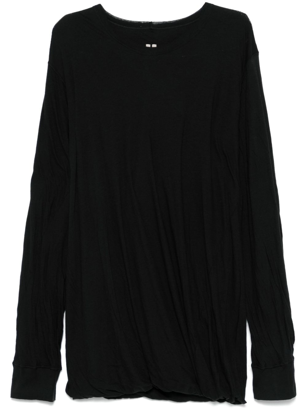 Rick Owens Double T恤 - 黑色