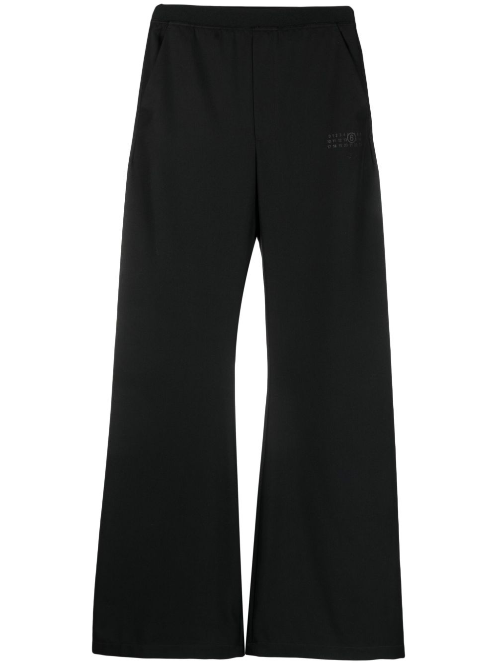 MM6 Maison Margiela 高腰喇叭裤 - 黑色