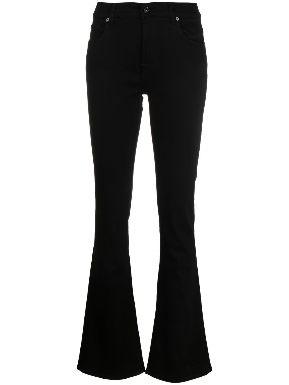7 For All Mankind B(air) Eco 喇叭牛仔裤 - 黑色
