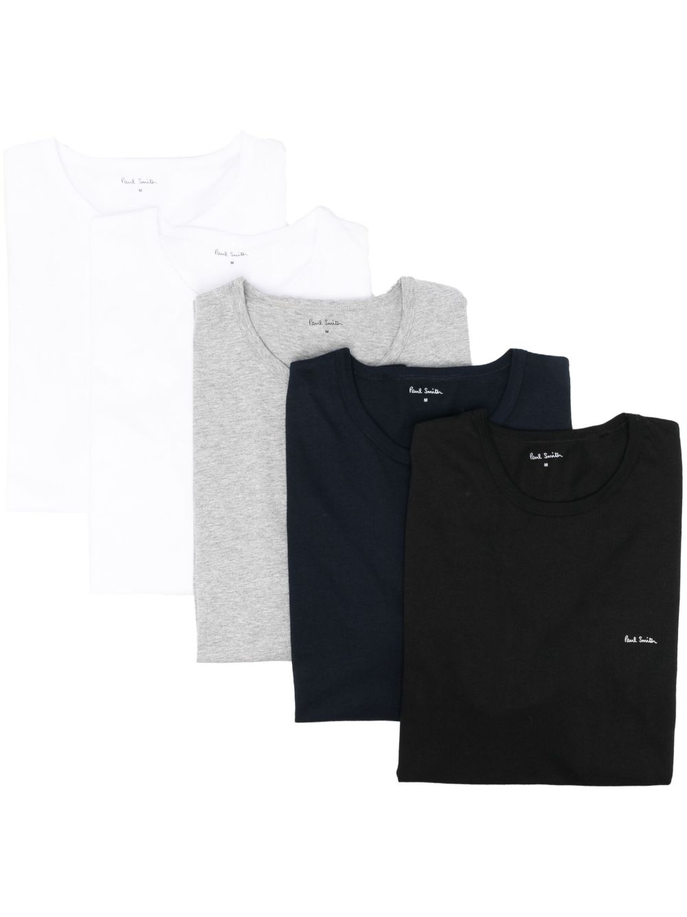Paul Smith logo印花棉T恤 - 白色