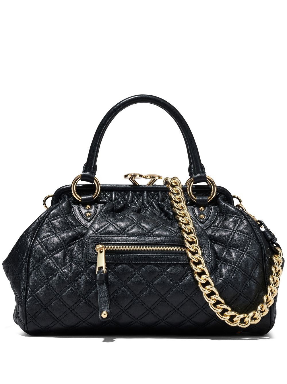 Marc Jacobs The Stam 皮质托特包 - 黑色