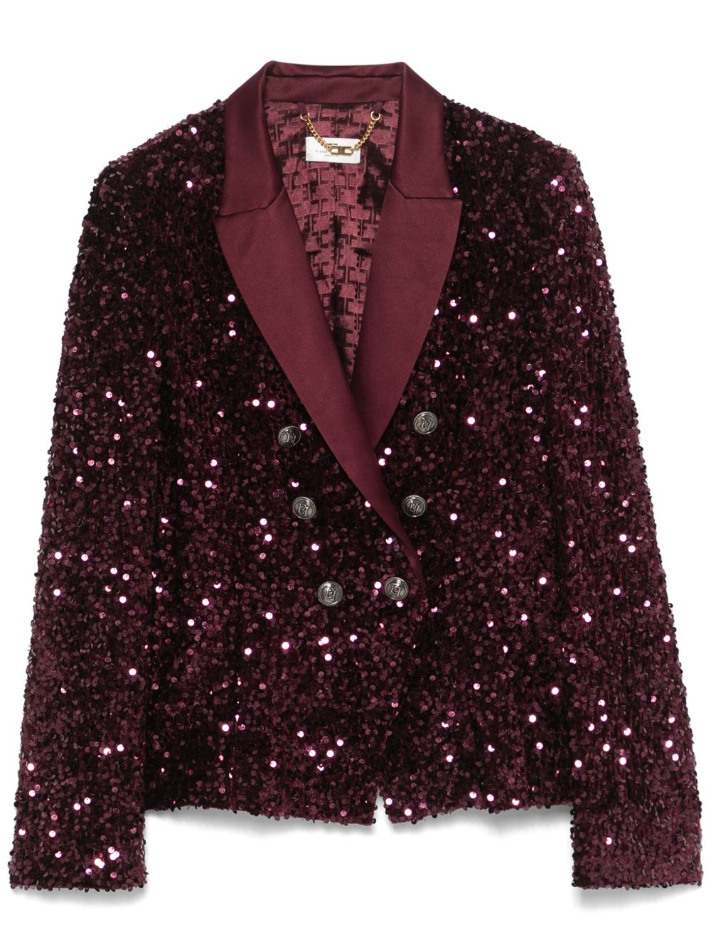 Elisabetta Franchi Special 西装夹克 - 红色