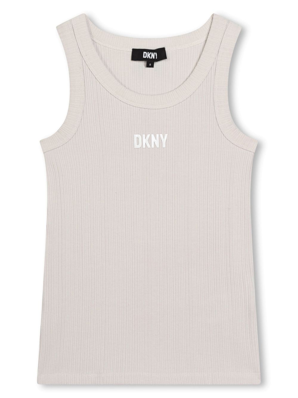 Dkny Kids logo印花坦克背心 - 中性色