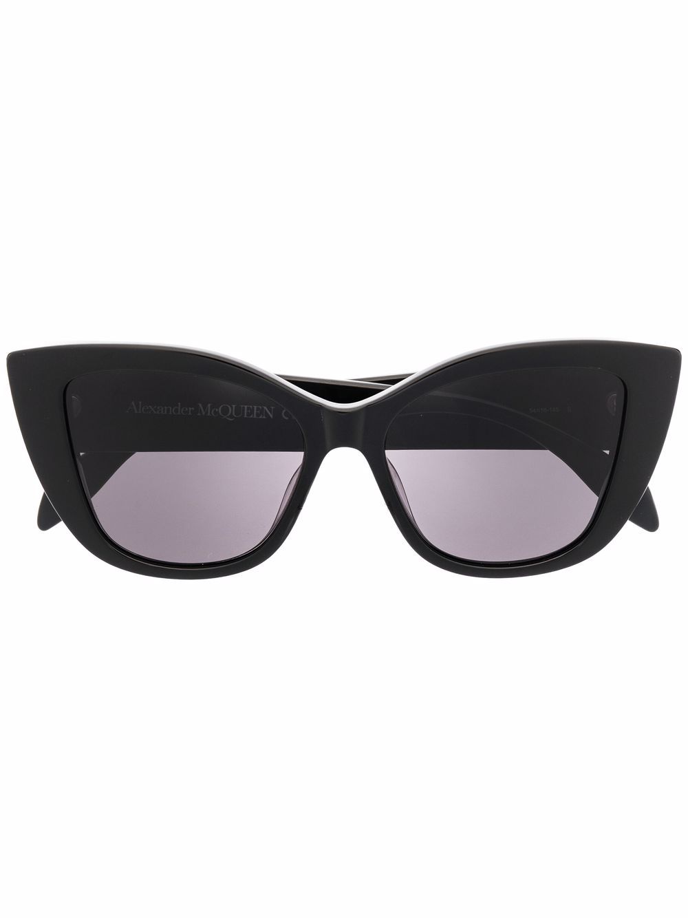 Alexander McQueen Eyewear 亚历山大·麦昆 有色镜片猫眼框太阳眼镜 - 黑色