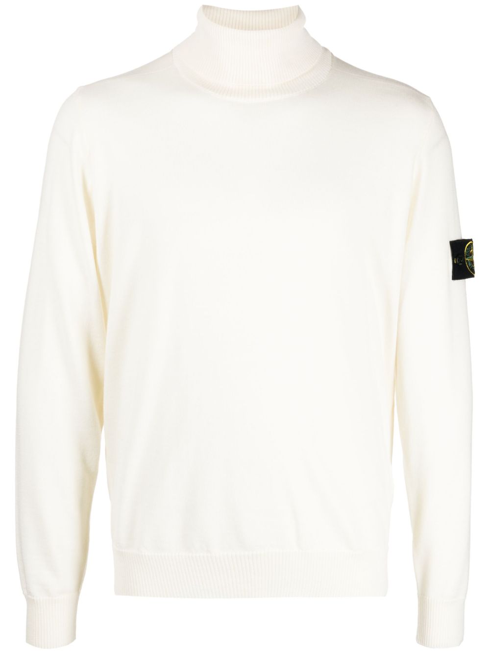 Stone Island 罗盘图案高领毛衣 - 中性色
