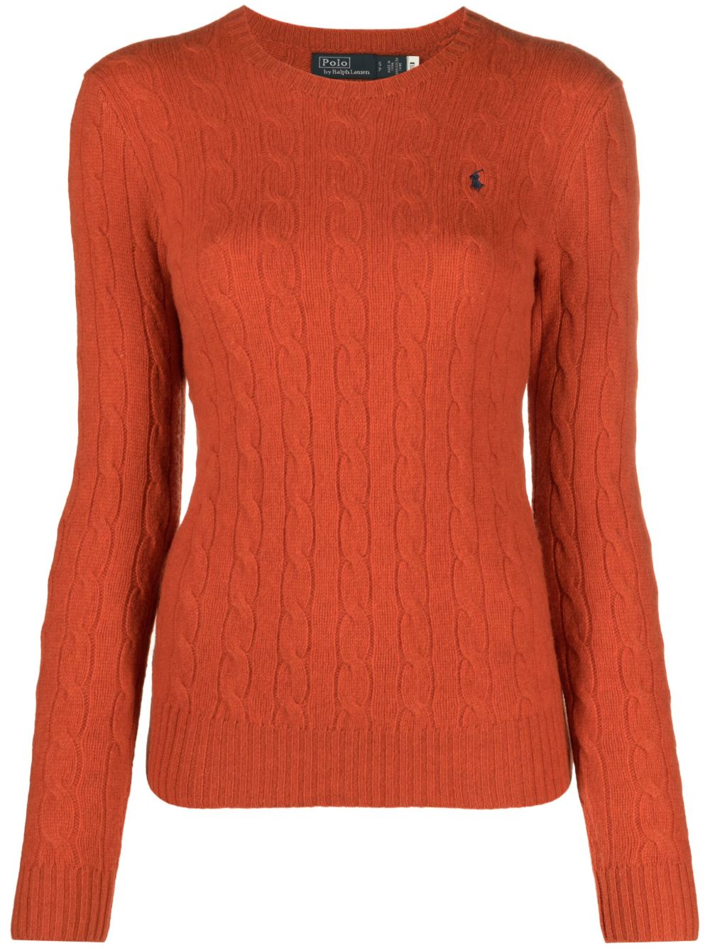 Polo Ralph Lauren Polo Pony 粗绞花针织毛衣 - 红色