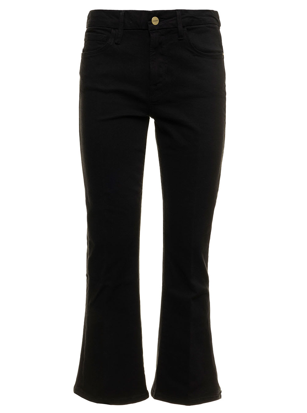 Frame Womans Le Crop Black Denim Jeans