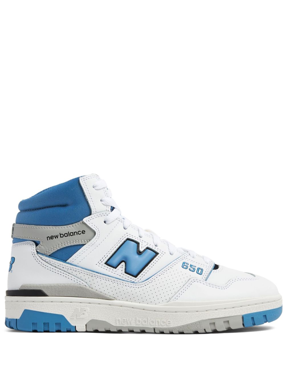 New Balance 650 皮质高帮运动鞋 - 白色