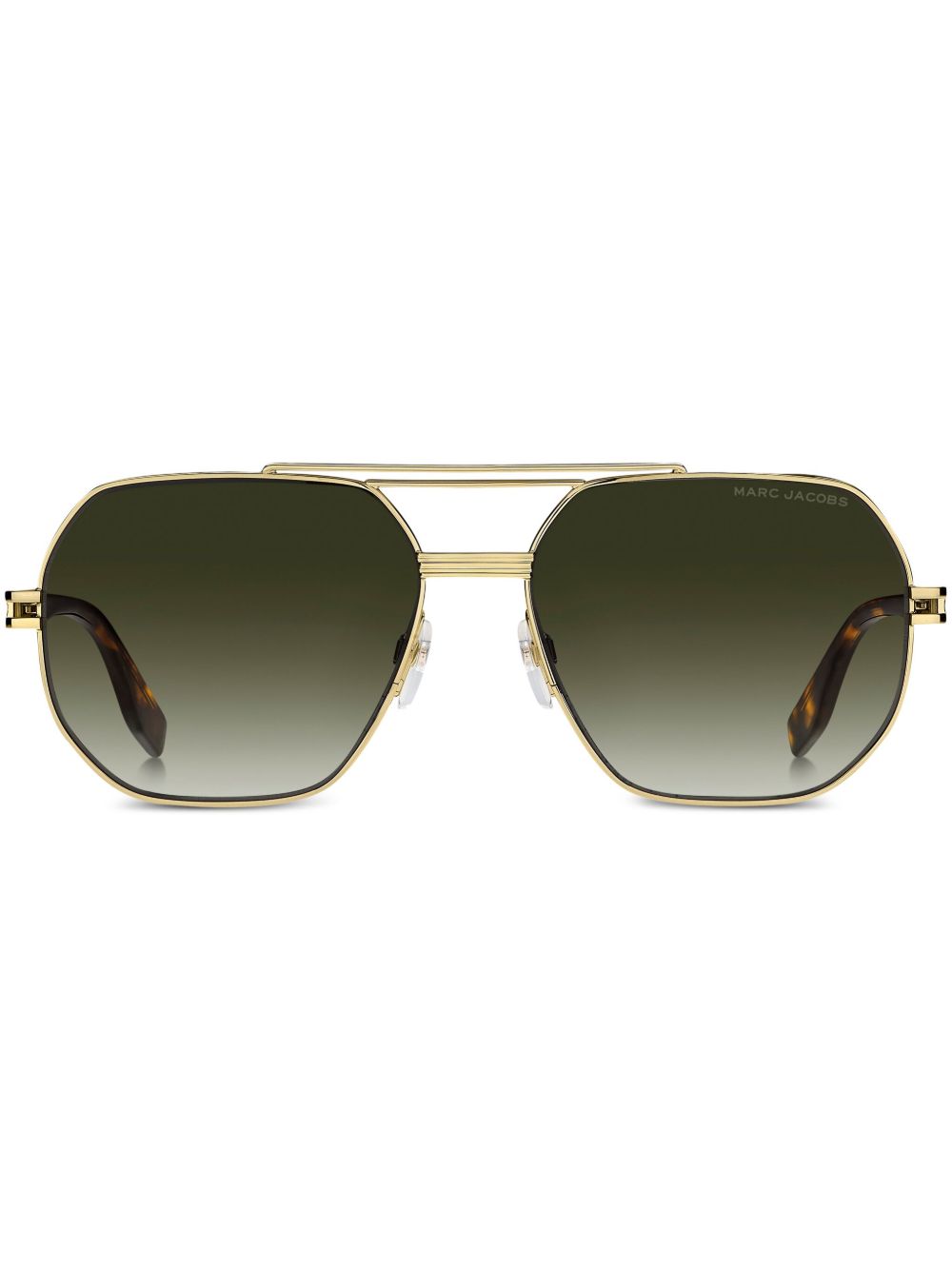 Marc Jacobs Eyewear 784S 飞行员镜框太阳眼镜 - 金色