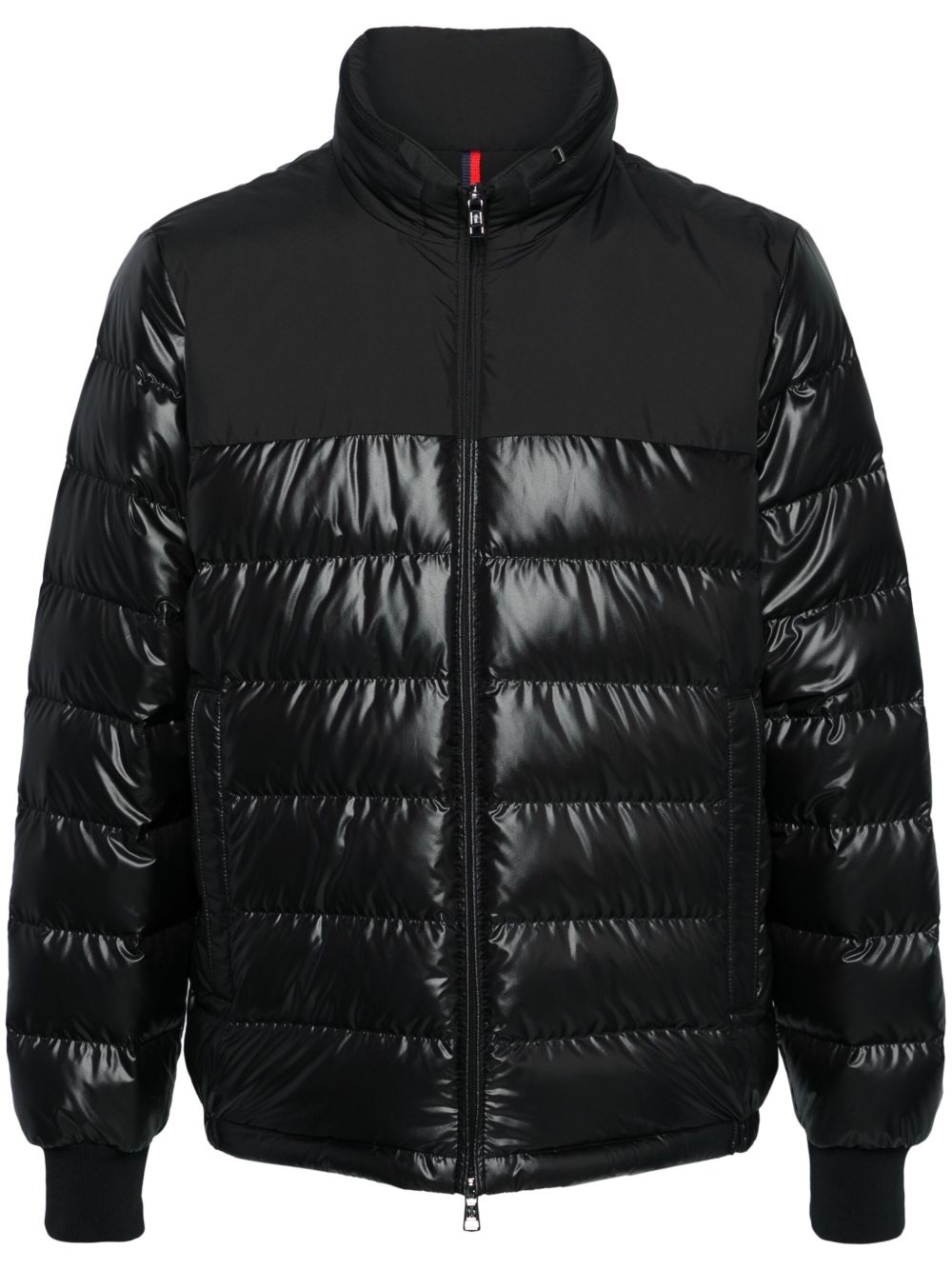 Moncler Coyers 隐藏式连帽羽绒夹克 - 黑色