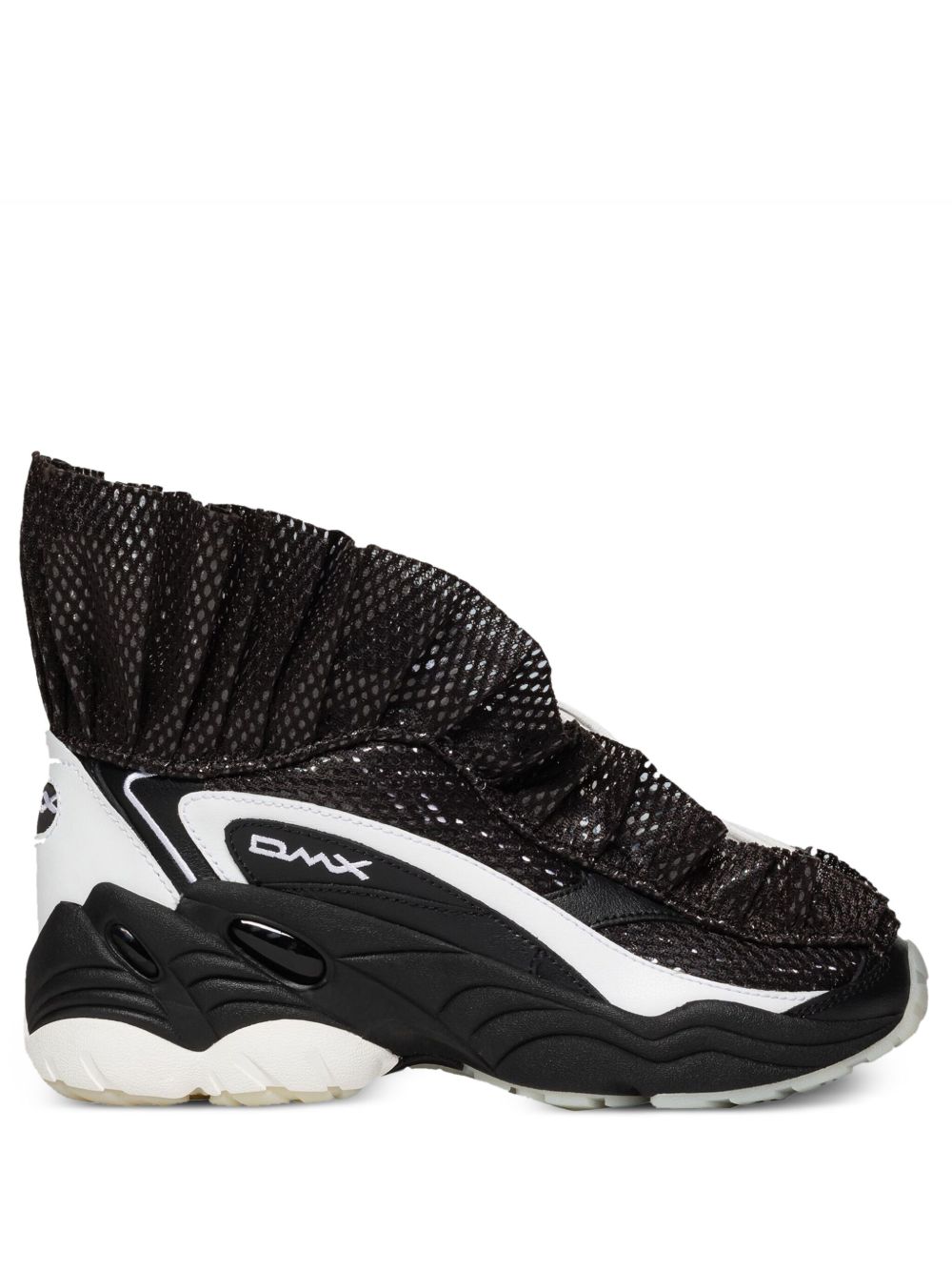 Reebok LTD DMX Ruffle 系带运动鞋 - 黑色
