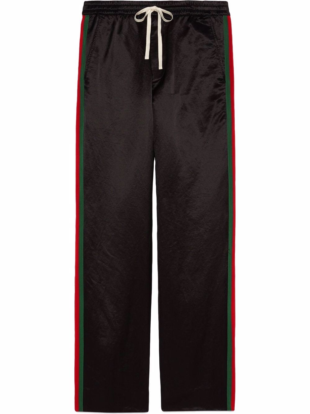 Gucci Web 拼接运动裤 - 黑色