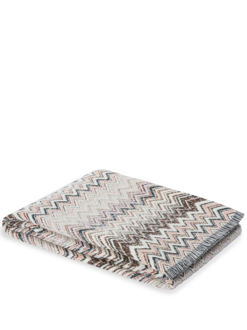 Missoni Home Forest Z字形图案毯子（130厘米 x 195厘米） - 中性色