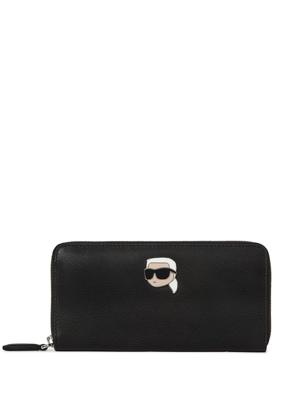 Karl Lagerfeld Ikon 长款钱包 - 黑色