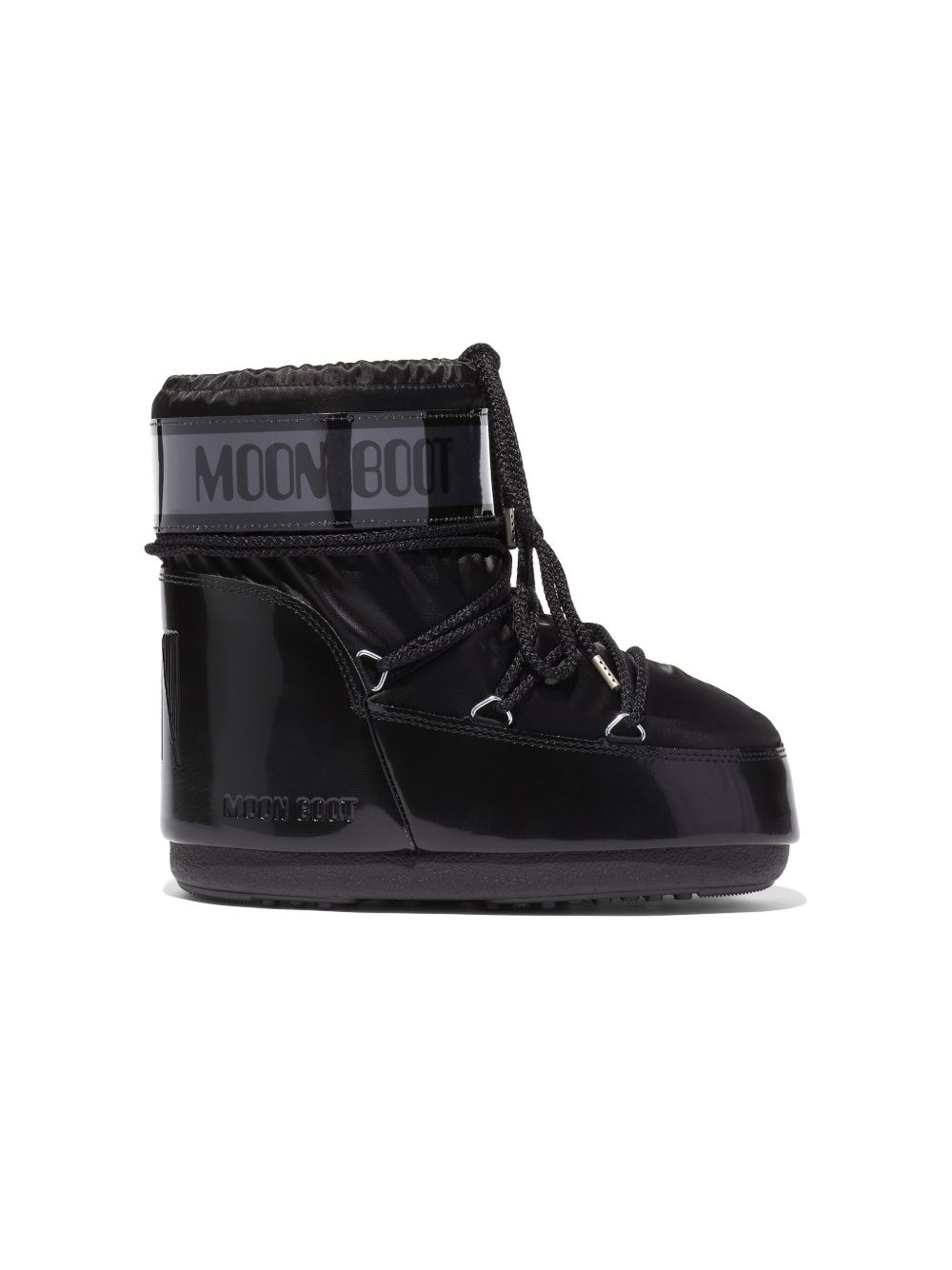 Moon Boot Kids Icon low 短筒雪靴 - 黑色