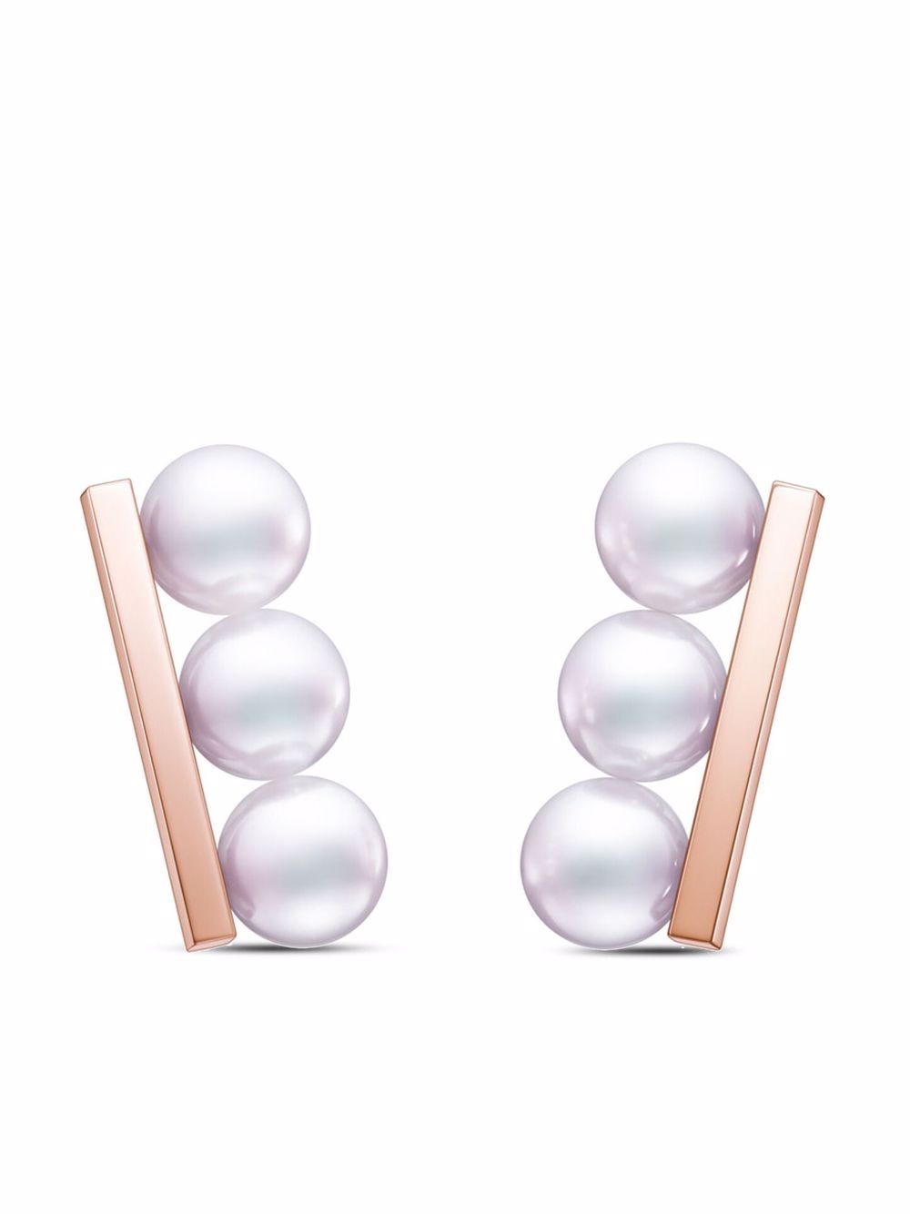 TASAKI 18K玫瑰金 Balance Neo 阿古屋珍珠戒指 - 粉色