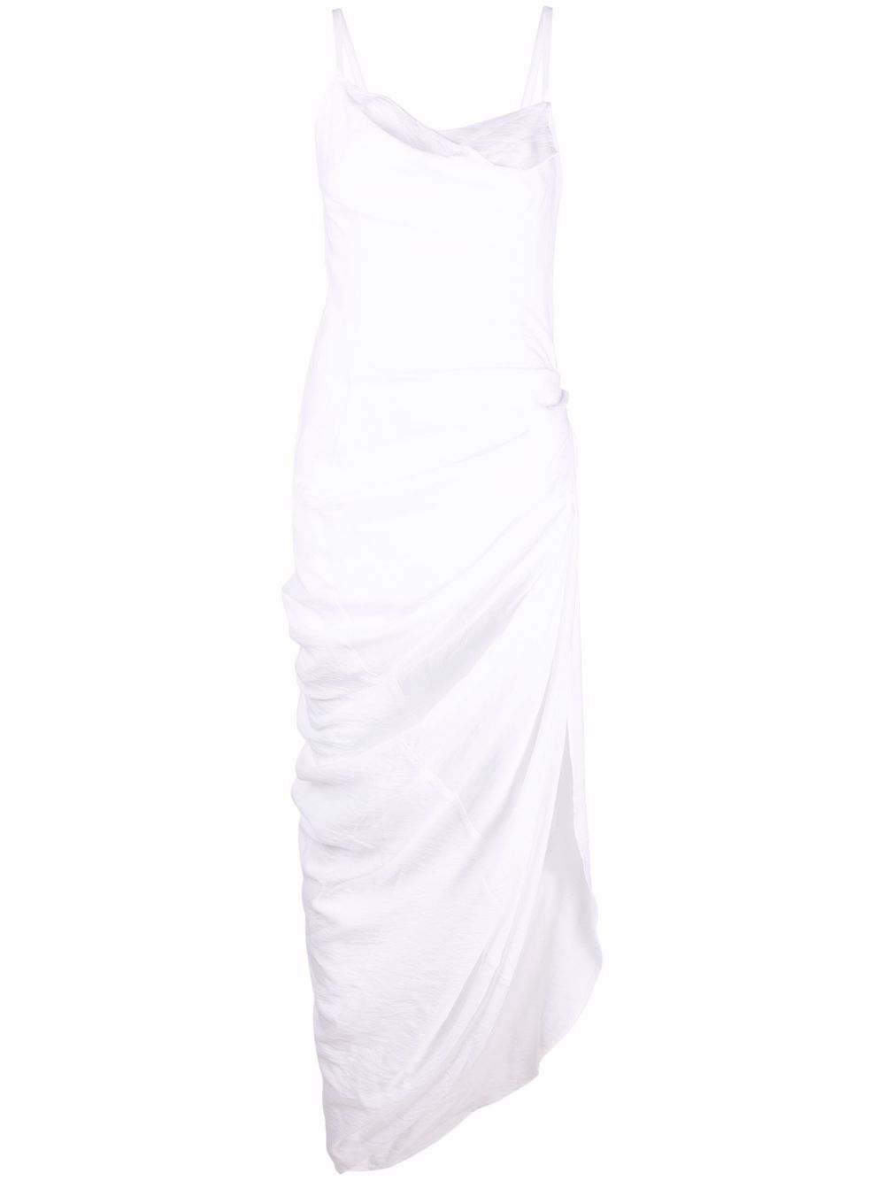 Jacquemus La Robe Saudade Longue 连衣裙 - 白色