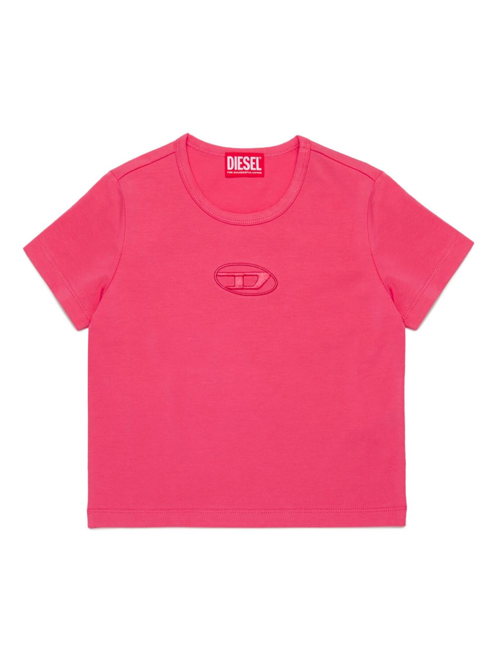 Diesel Kids Tangie 棉T恤 - 粉色