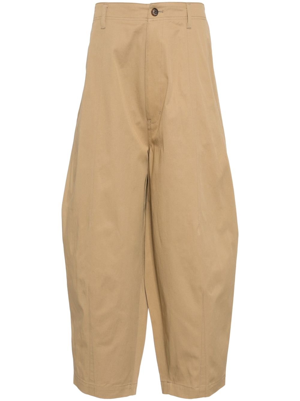 Comme des Garçons Homme 棉阔腿裤 - 中性色
