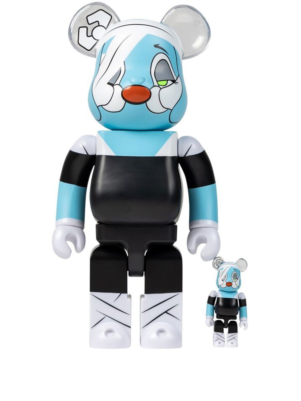MEDICOM TOY x Aruta Soup BE@RBRICK 100% and 400% 模型玩具套装 - 黑色