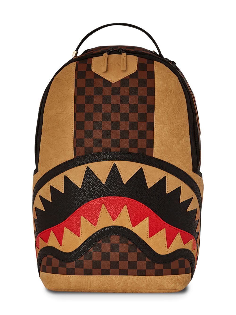 sprayground kid Henny Raceway Graff 双肩包 - 褐色