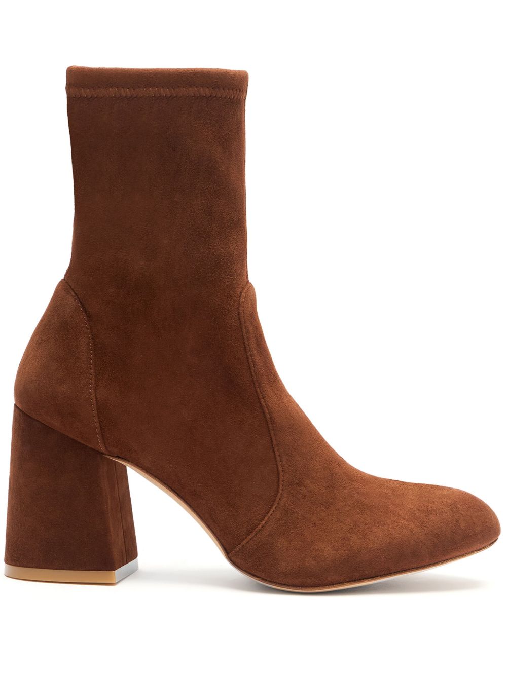Stuart Weitzman 绒面皮及踝靴 - 褐色