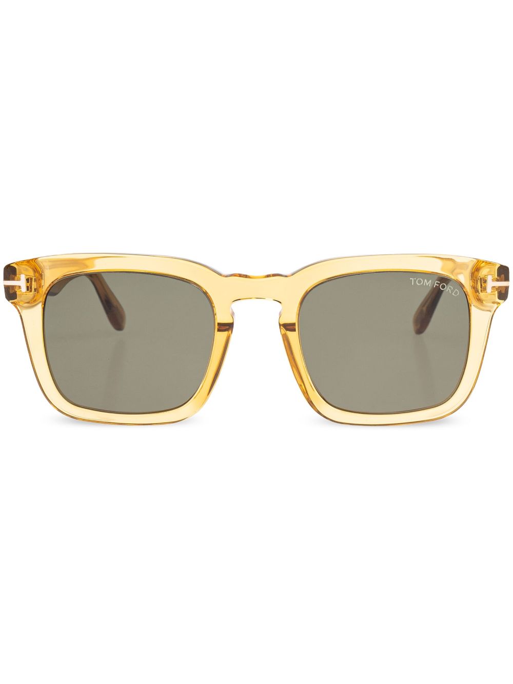 TOM FORD Eyewear 方框太阳眼镜 - 黄色