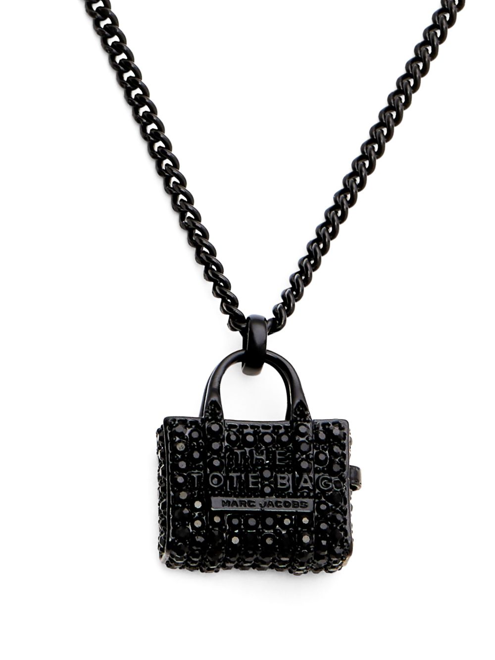 Marc Jacobs The Pave Tote 项链 - 黑色
