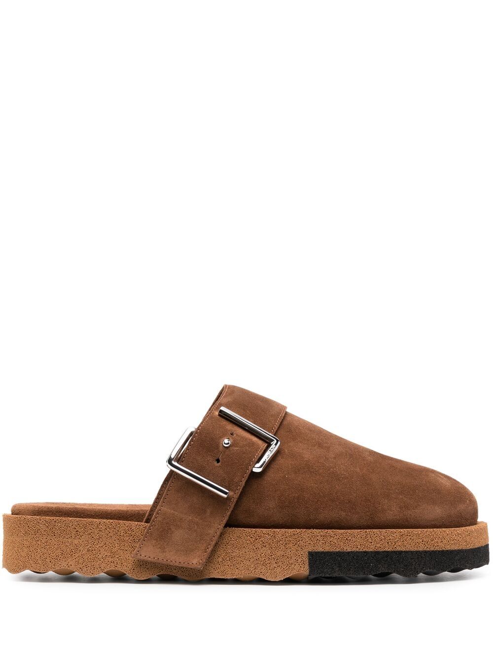 Off-White Comfort 露跟拖鞋 - 褐色