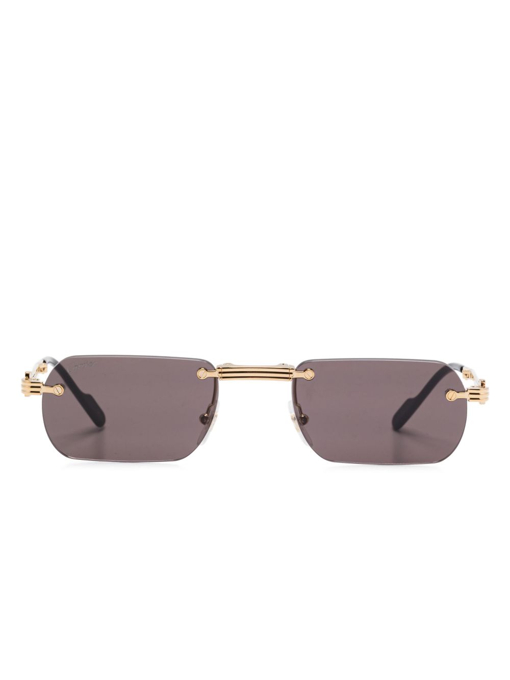 Cartier Eyewear Premiere 太阳眼镜 - 金色