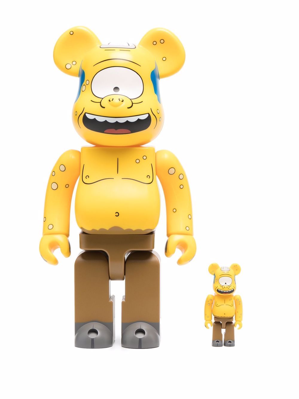 MEDICOM TOY The Simpsons Cyclops BE@RBRICK 100% & 400% 模型玩具套装 - 黄色
