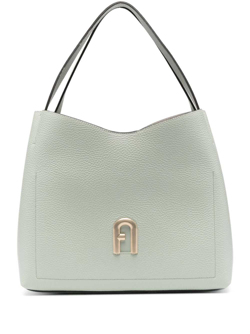 Furla Primula 皮质托特包 - 绿色