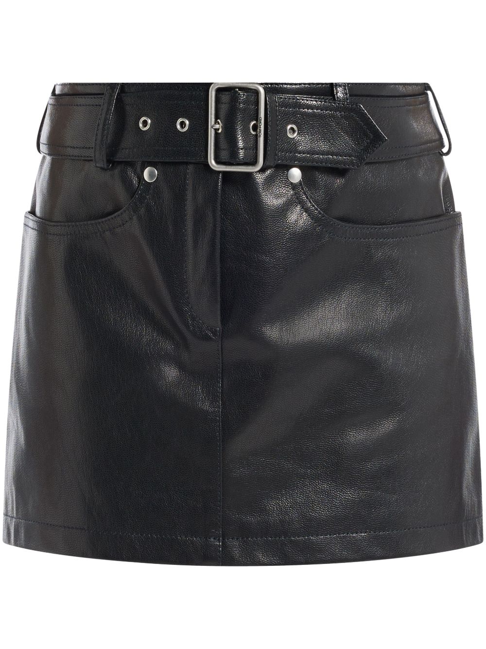 TOM FORD Leather 迷你半身裙 - 黑色