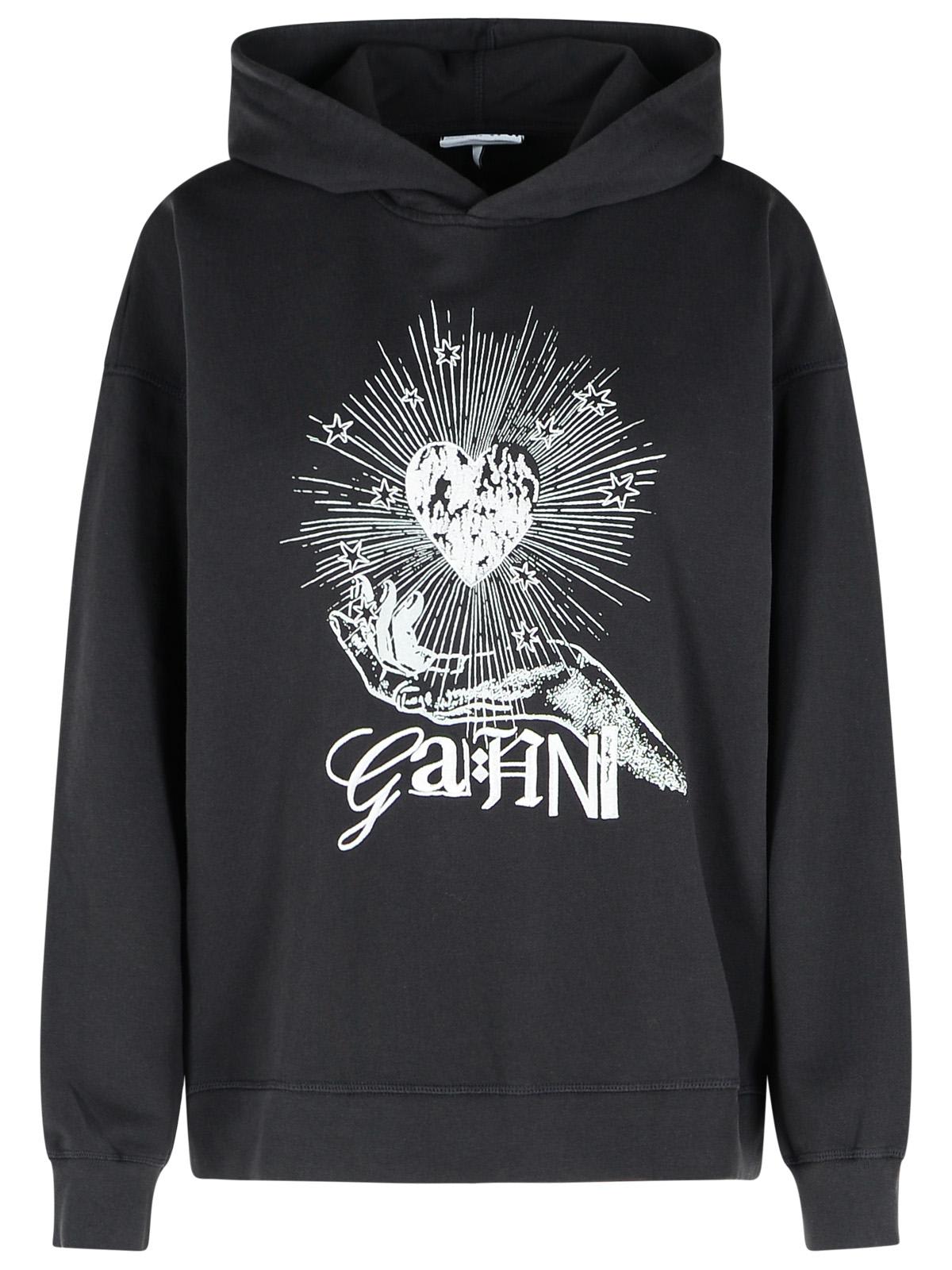 Ganni Isoli Heart Hoodie