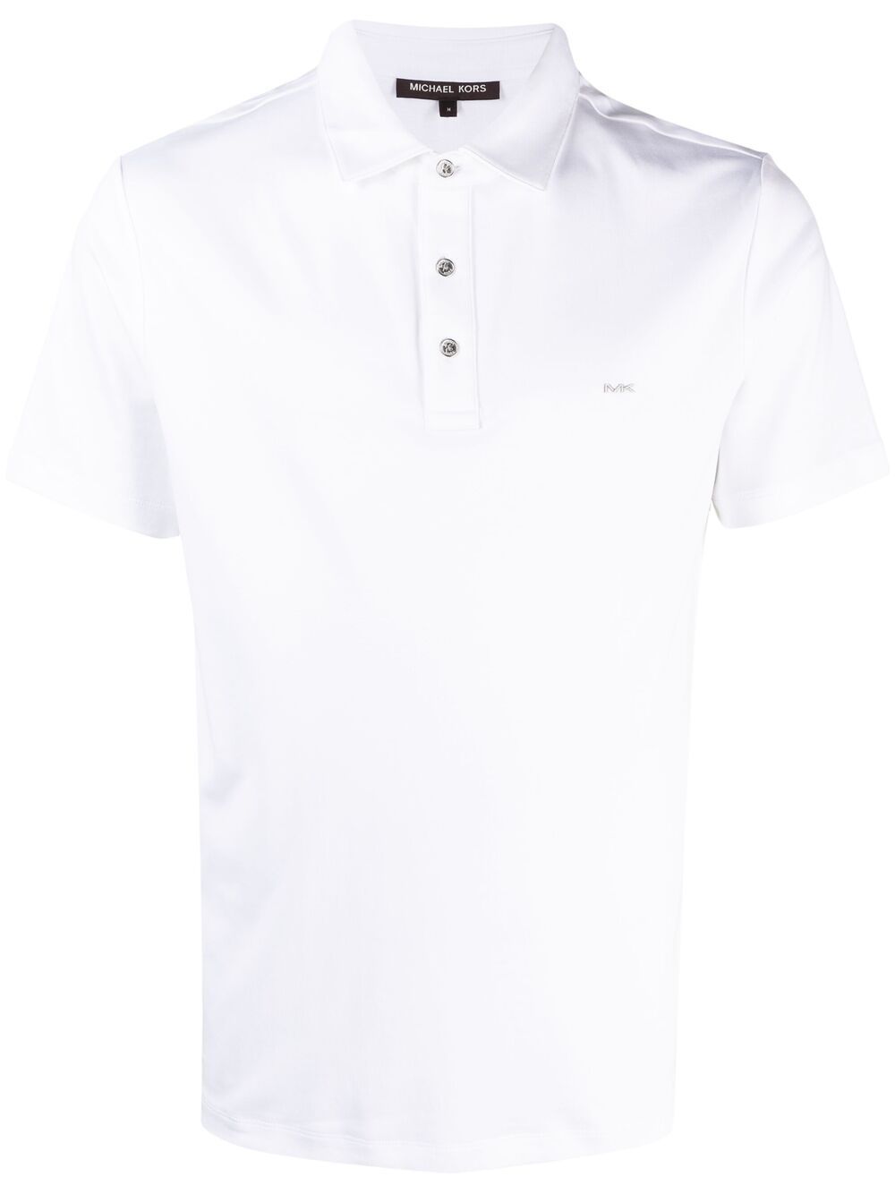 Michael Kors logo刺绣polo衫 - 白色