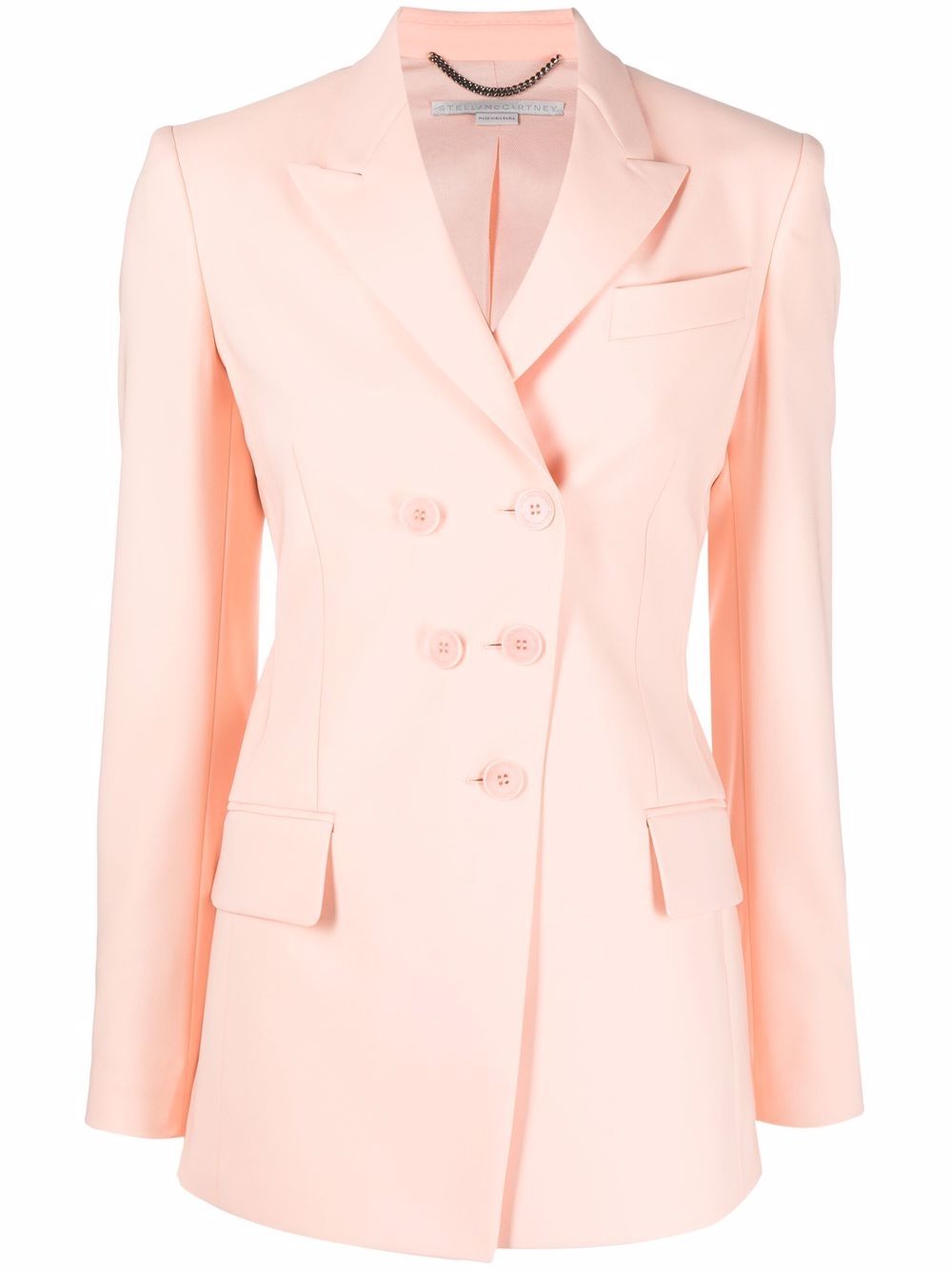 Stella McCartney 斯特拉·麦卡特尼 双排扣精裁西装夹克 - 粉色
