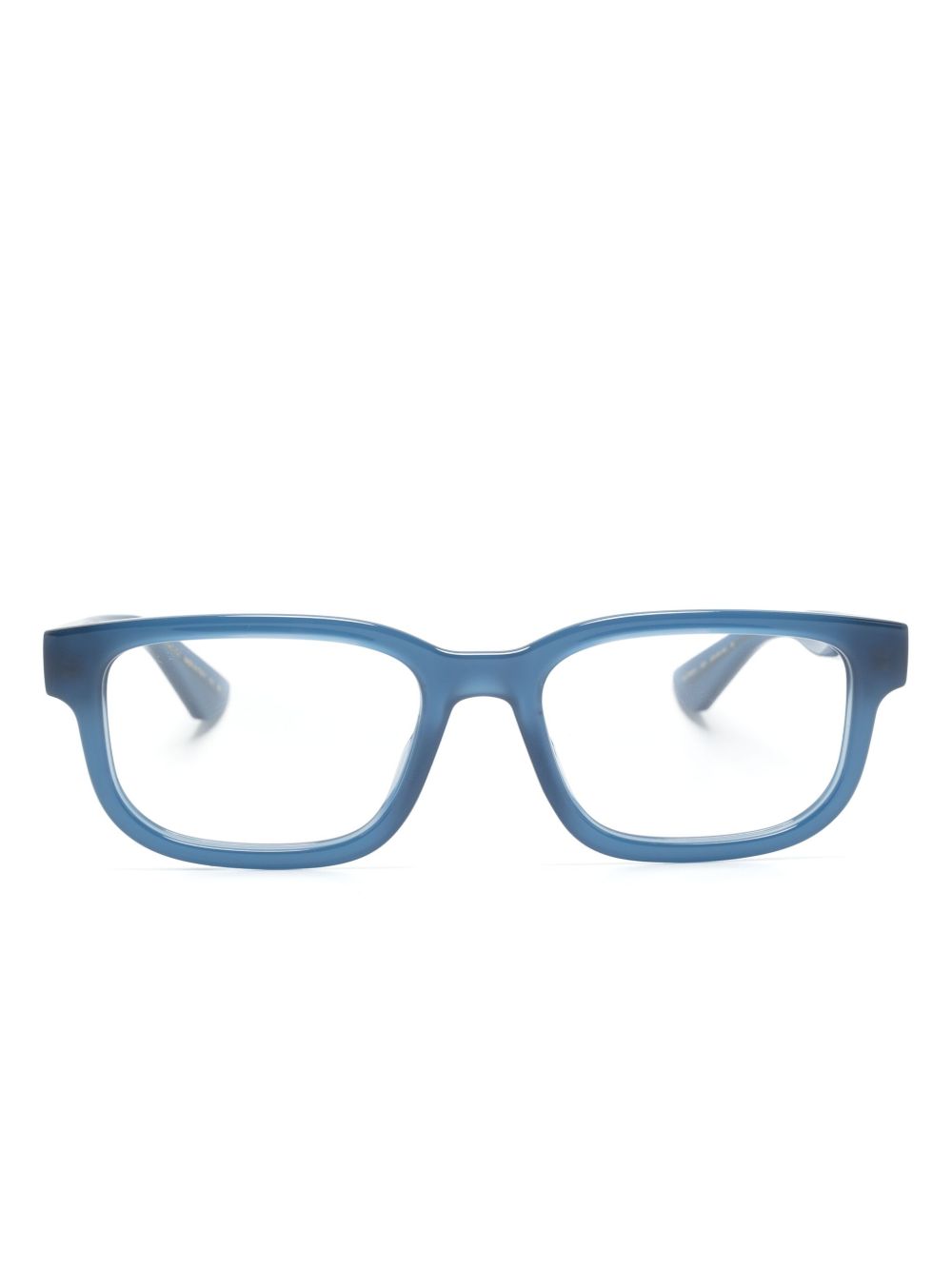 Gucci Eyewear 透明方框眼镜 - 蓝色