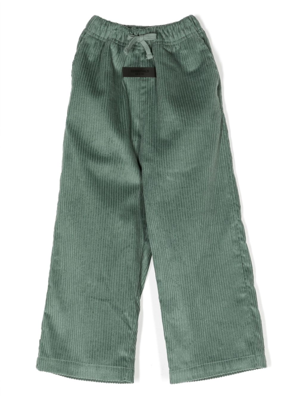 FEAR OF GOD ESSENTIALS KIDS 灯芯绒直筒裤 - 绿色