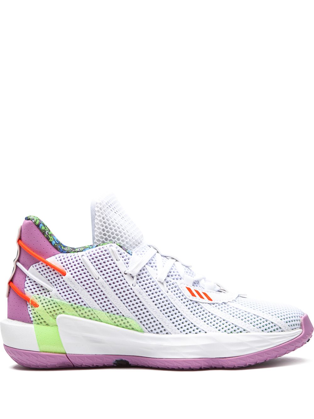 adidas Dame 7 J 运动鞋 - 白色