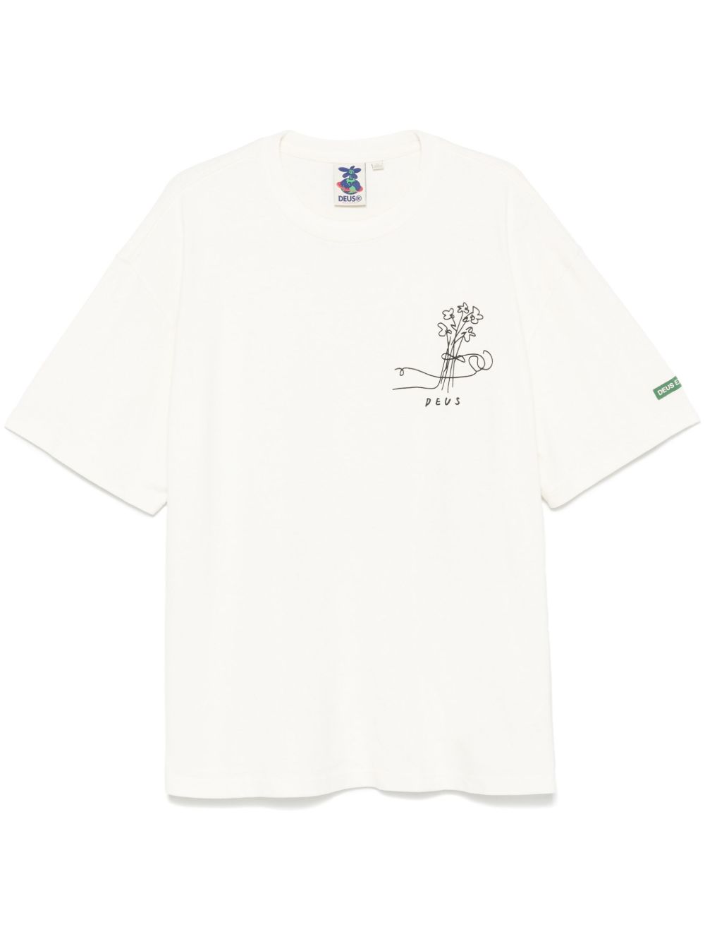 Deus Ex Machina logo印花T恤 - 白色
