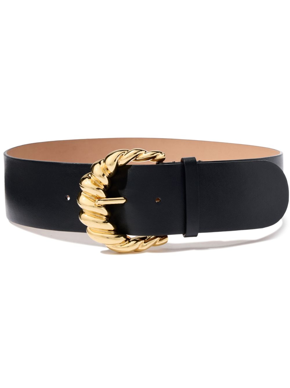 Carolina Herrera Door Knocker 扣环腰带 - 黑色
