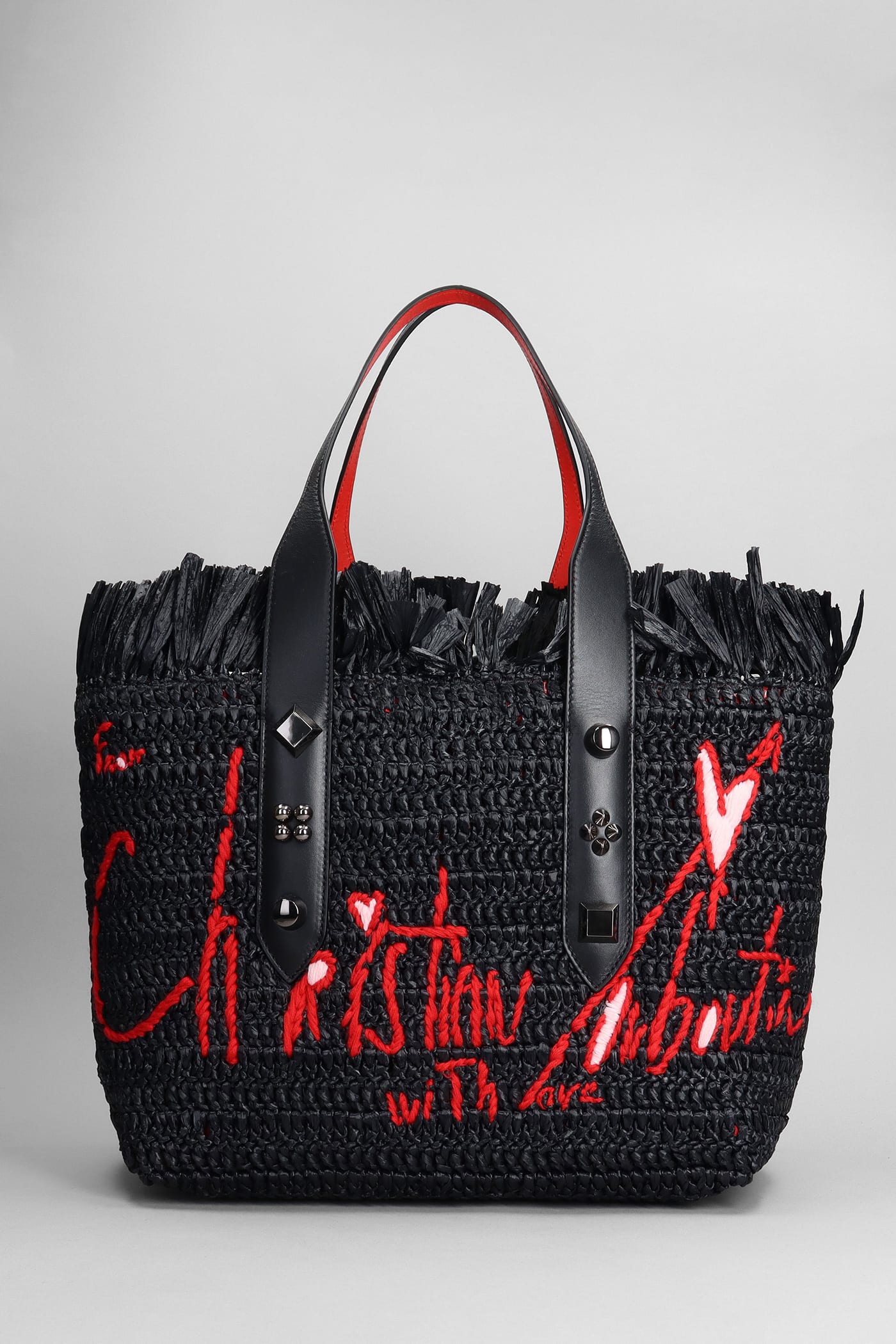 Christian Louboutin X Ross De Palma frangibus中号购物袋