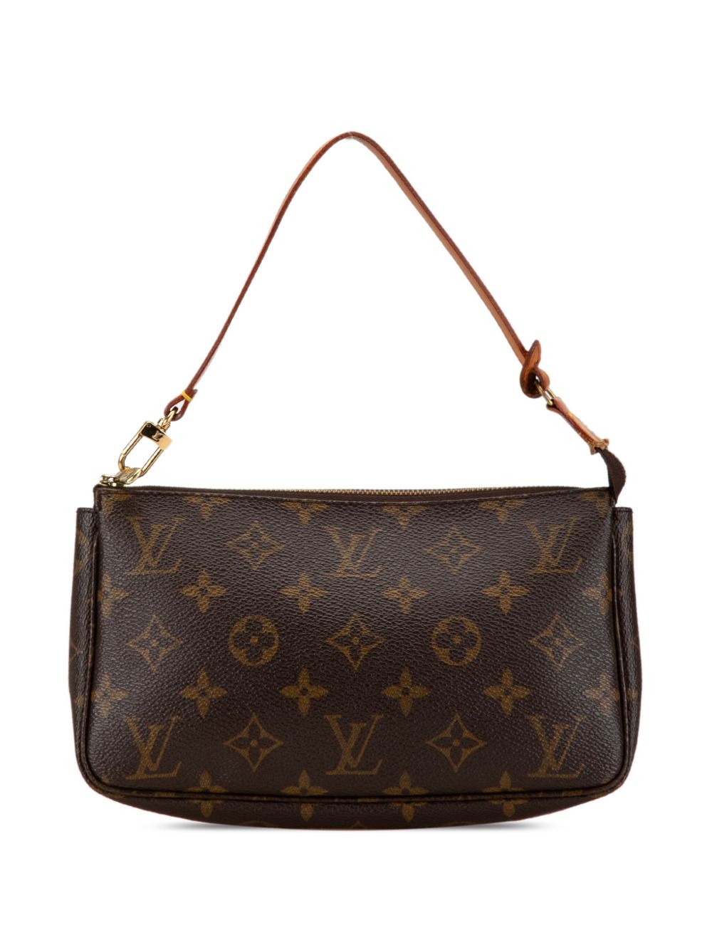 Louis Vuitton Pre-Owned Monogram Pochette Accessoires 单肩包（1997年典藏款） - 褐色