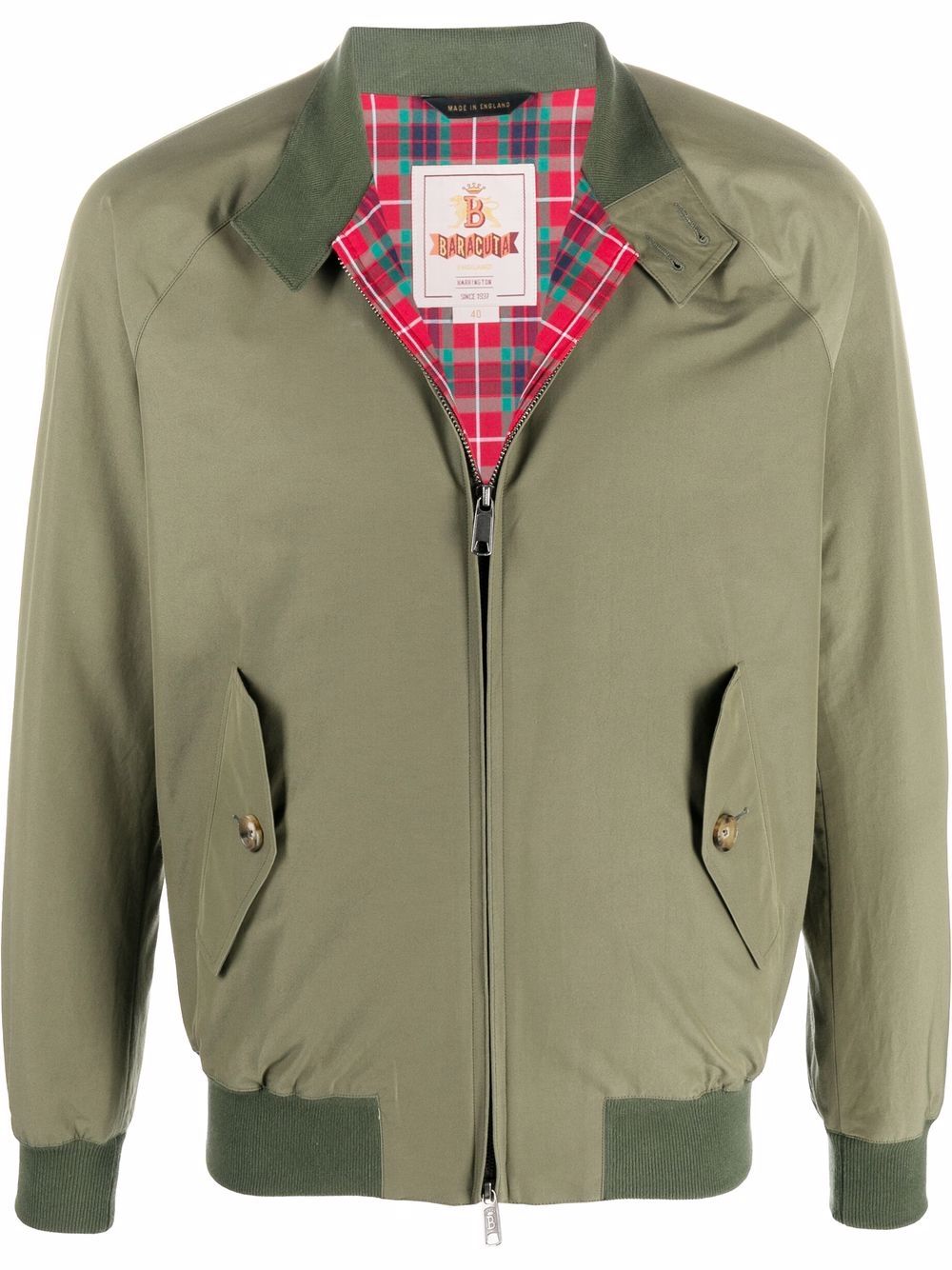 Baracuta G9 Harrington 飞行员夹克 - 绿色