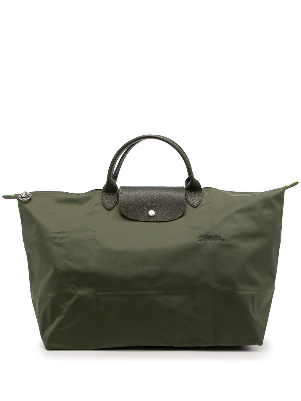 Longchamp Le Pliage 折叠旅行包 - 绿色