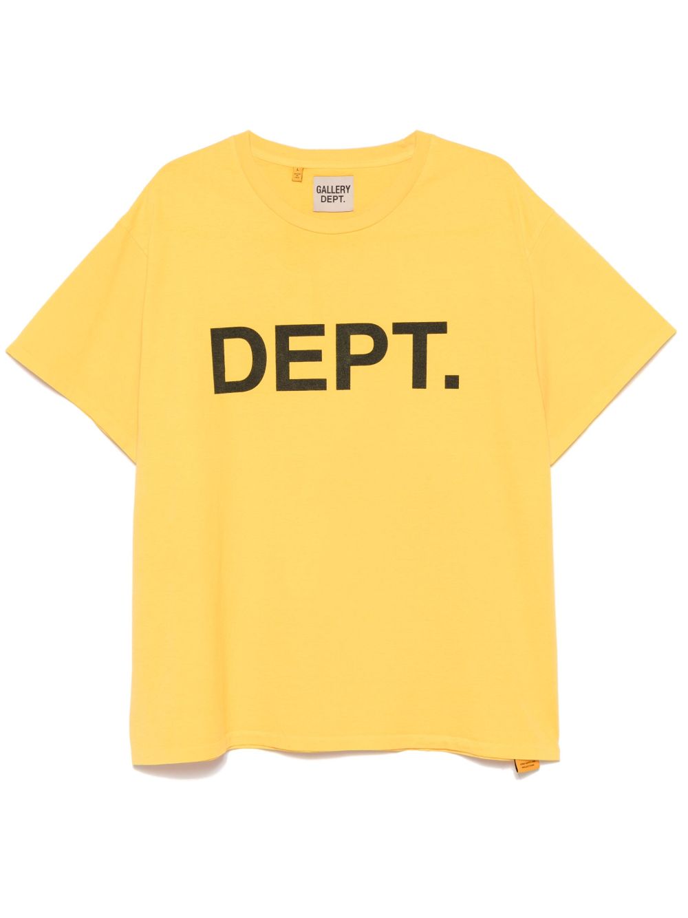 GALLERY DEPT. logo印花T恤 - 黄色