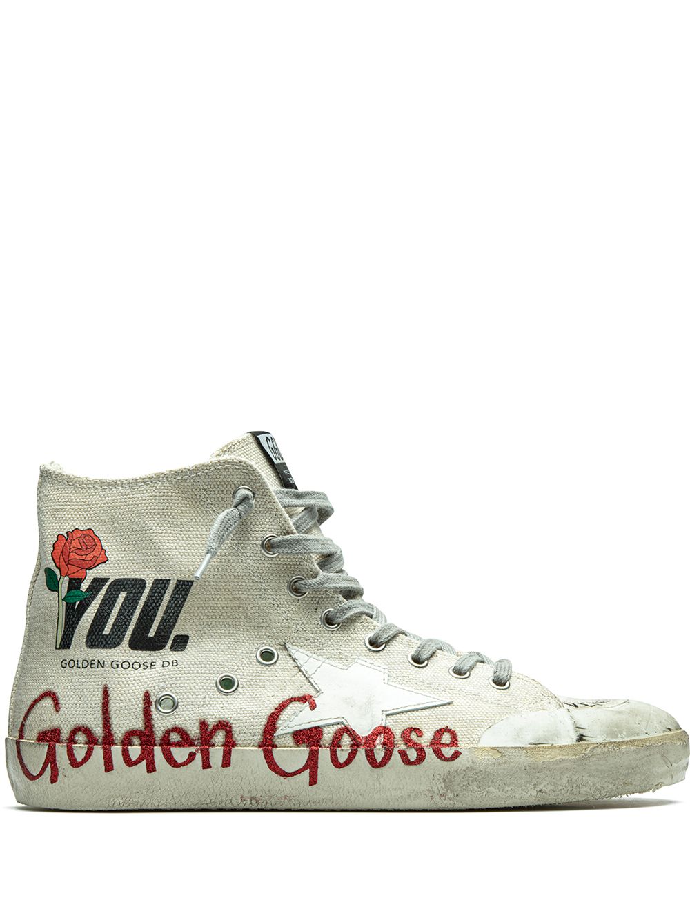 Golden Goose Francy 高帮板鞋 - 中性色